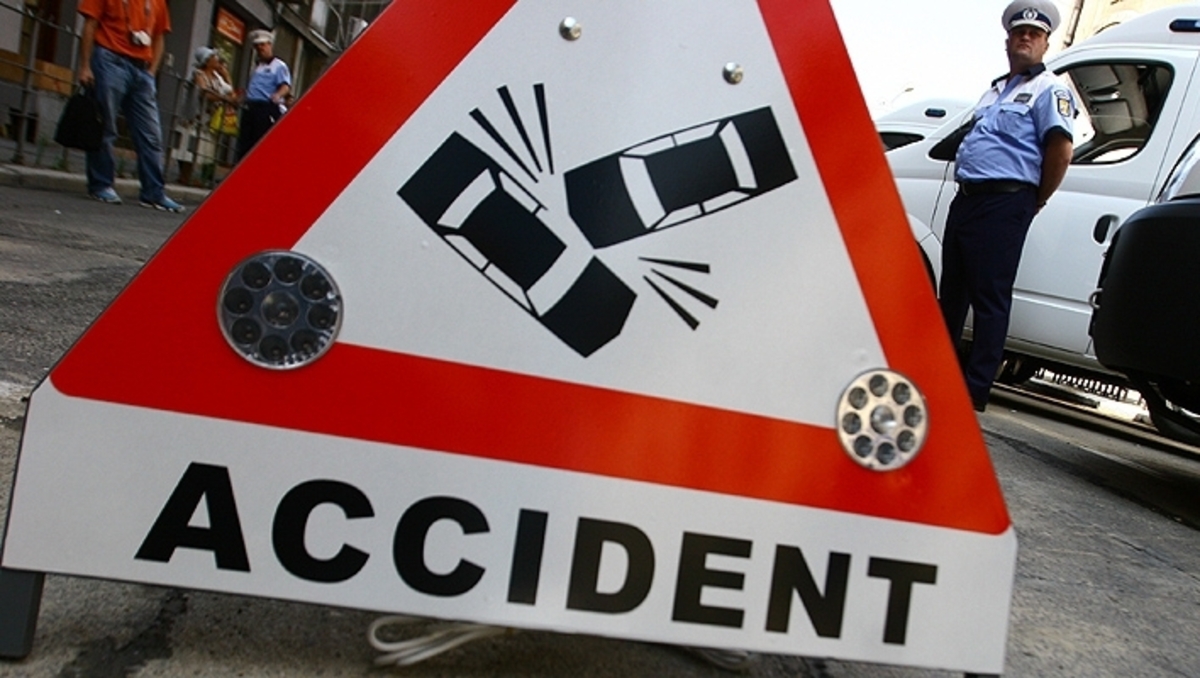 Accident rutier între Sibiu și Poplaca