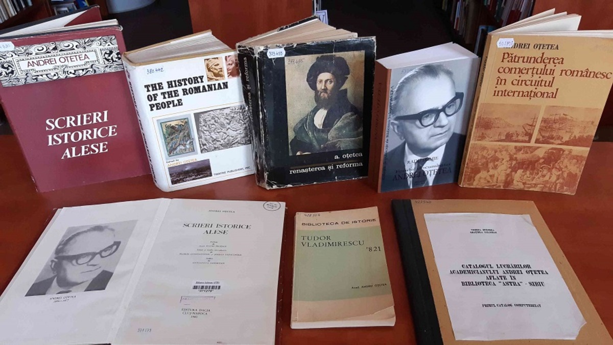 Materialele semnate de istoricul Andrei Oțetea, disponibile la Biblioteca ASTRA