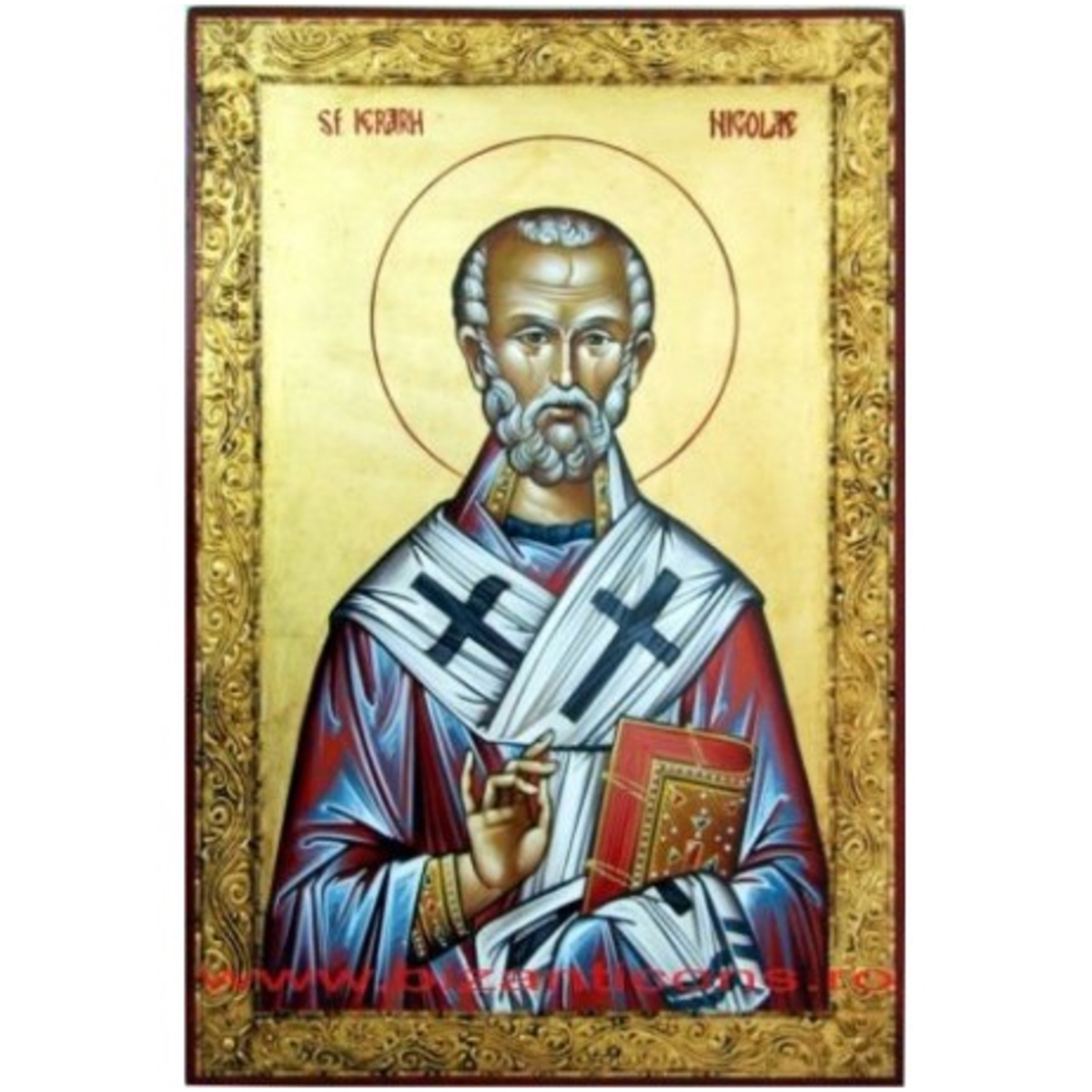 Moş Niculae – Sf. Ierarh Nicolae Arhiepiscopul Mirelor Lichiei Făcătorul de minuni