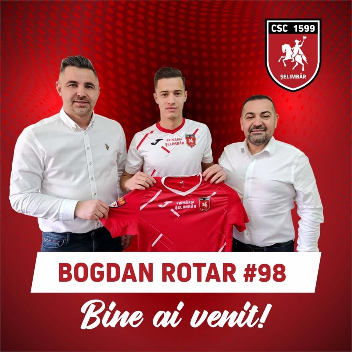 Bogdan Rotar revine la Șelimbăr. Sibianul, campion național U19 cu FK Csikszereda, în 2021, e ”cavaler roșu” până la finalul sezonului