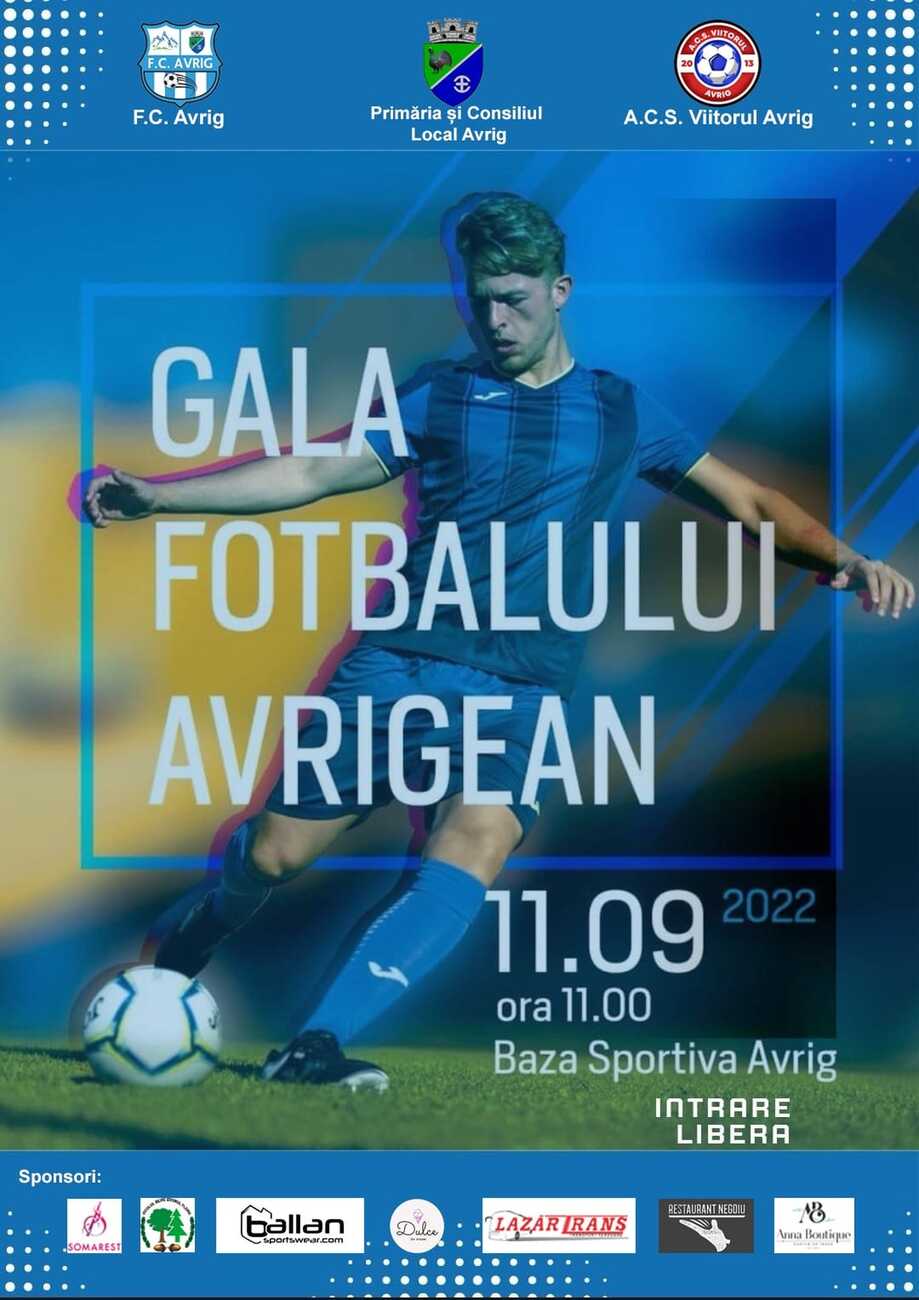 Gala Fotbalului Avrigean  - 11 septembrie