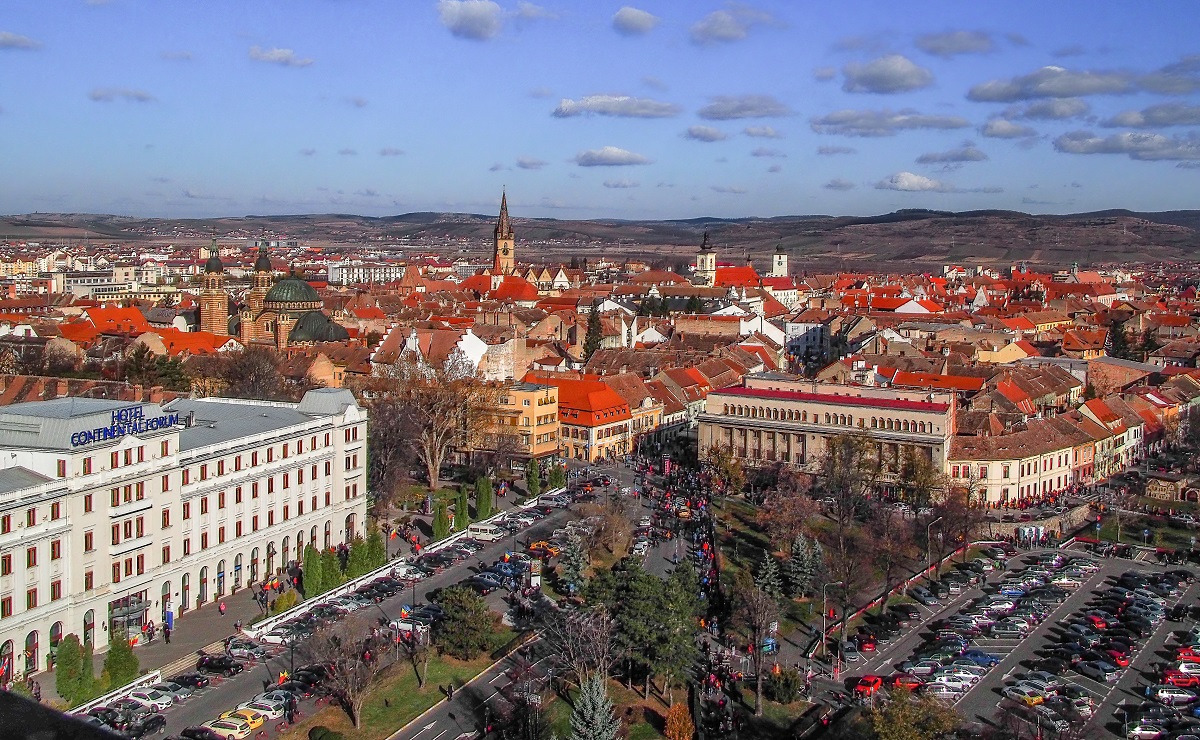 Numărul locuințelor din Sibiu a  crescut cu 17% în ultimii ani. Hipodrom, Vasile Aaron, Ștrand, cartiere cu temperaturi mai ridicate din cauza aglomerării