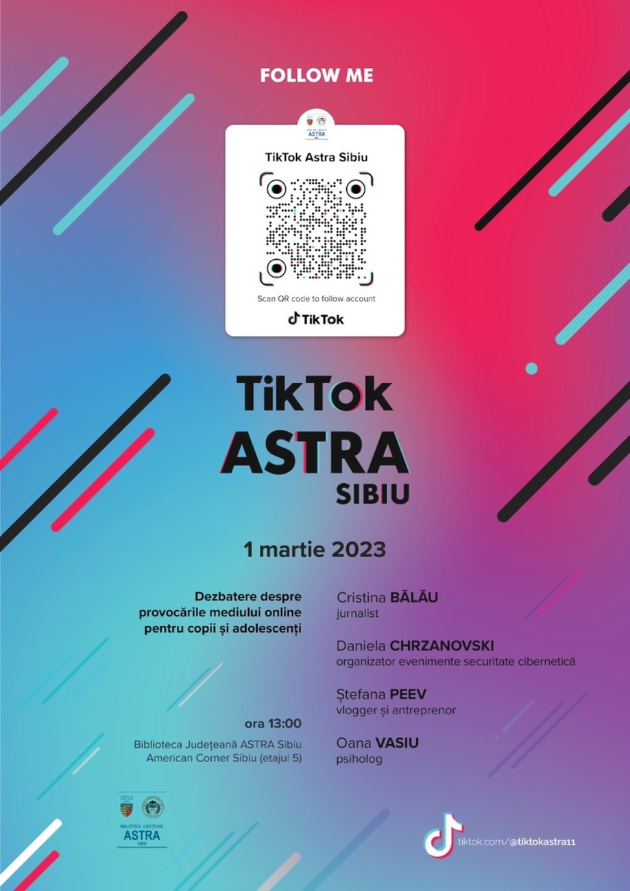 Biblioteca ASTRA Sibiu intră pe TikTok