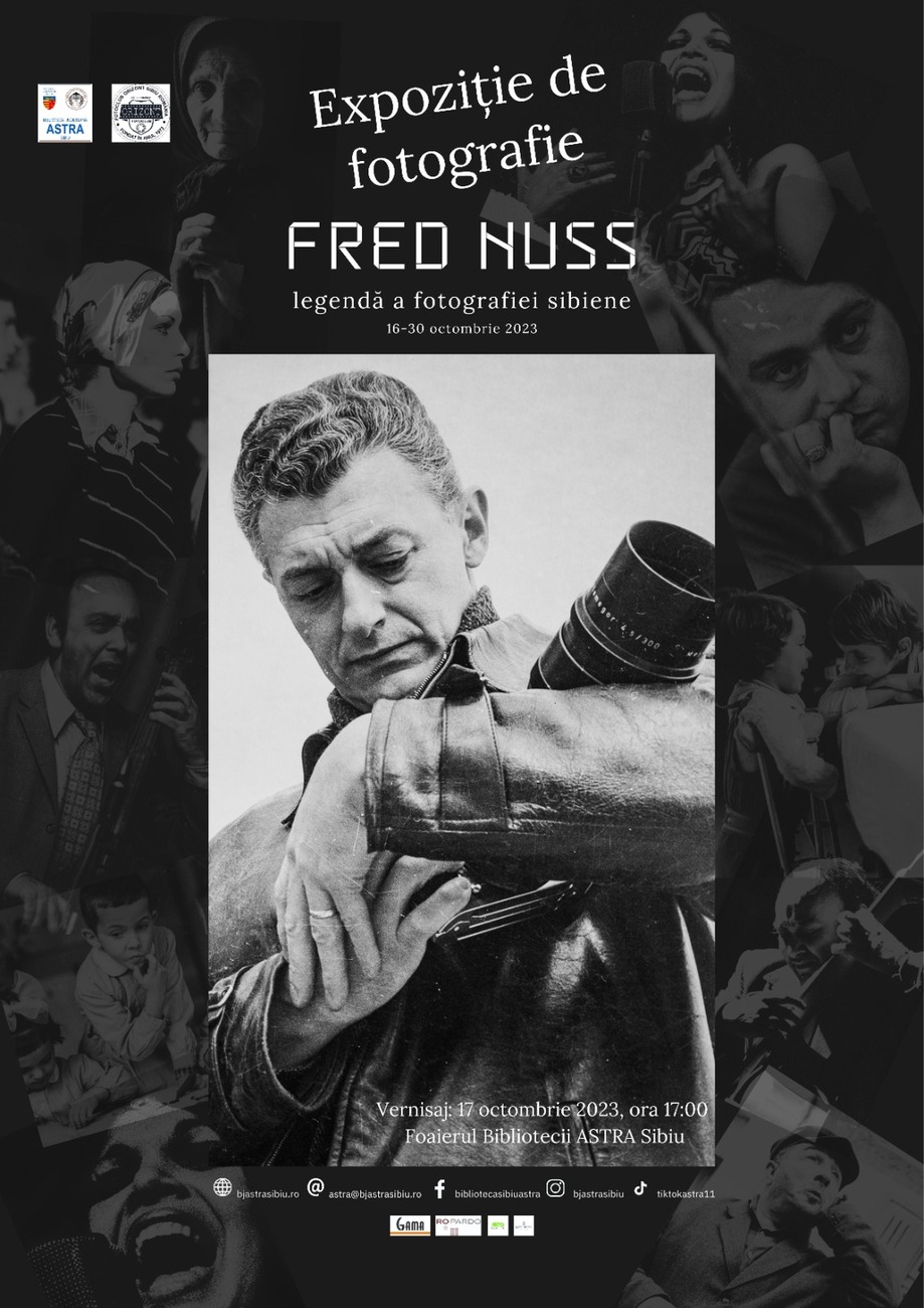 Expoziție de fotografie în memoria lui Fred Nuss la Biblioteca ASTRA