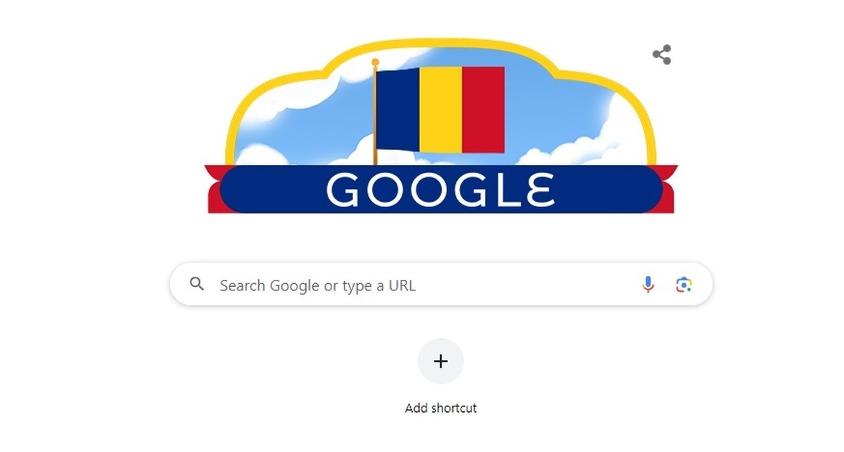 Ziua Națională a României sărbătorită de Google