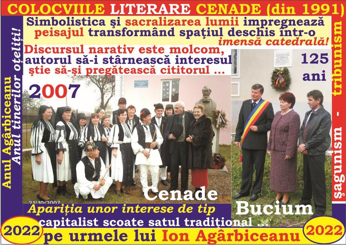 2022-Anul Agârbiceanu (XLI): judeţul Alba cinsteşte memoria …! – autorul ne plimbă prin descrierile sale … – peisajul interior al personajului literar la Ion Agârbiceanu?