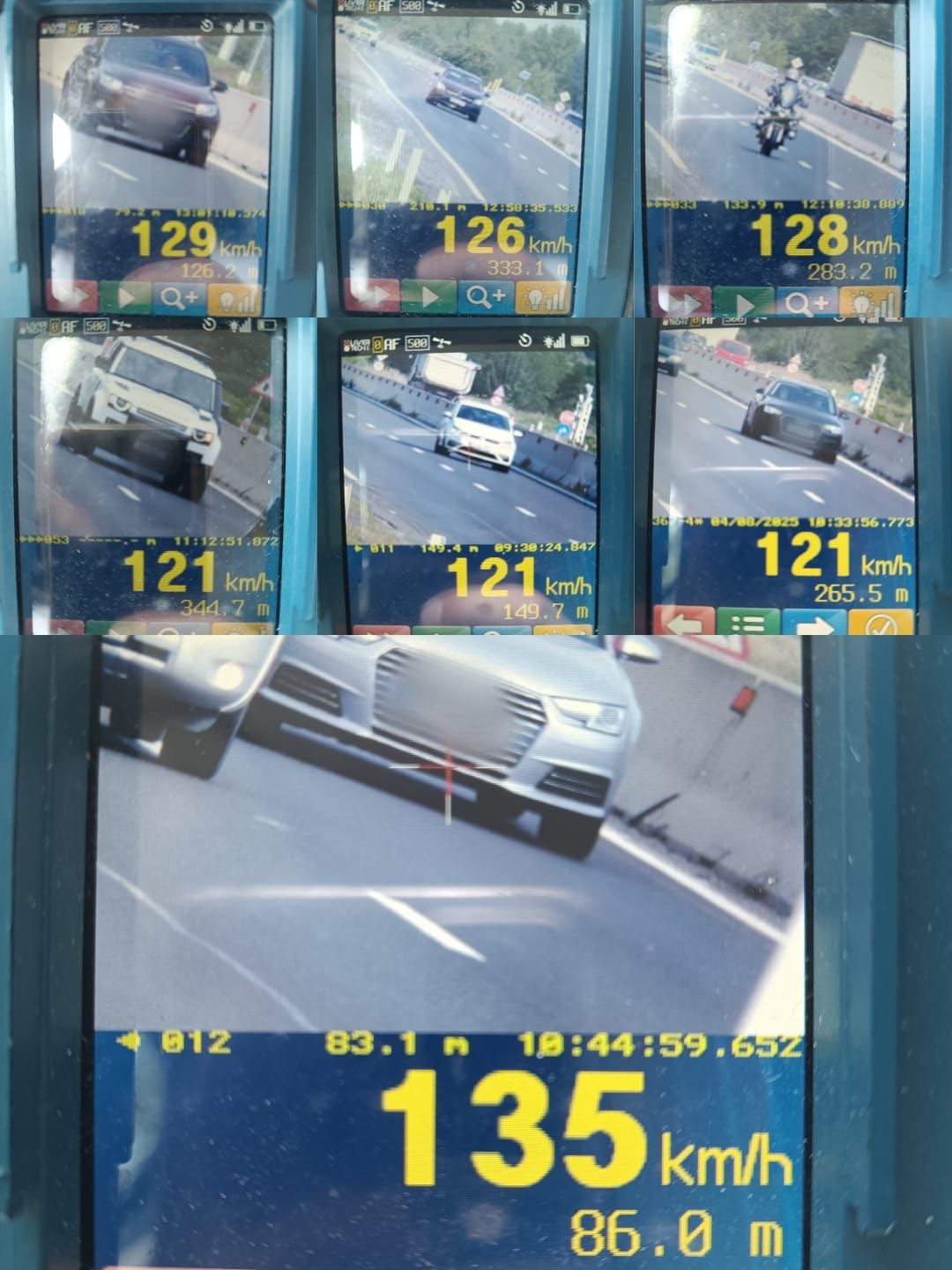 Șoferii grăbiți, prinși de radar cu peste 120 km/h pe DN1