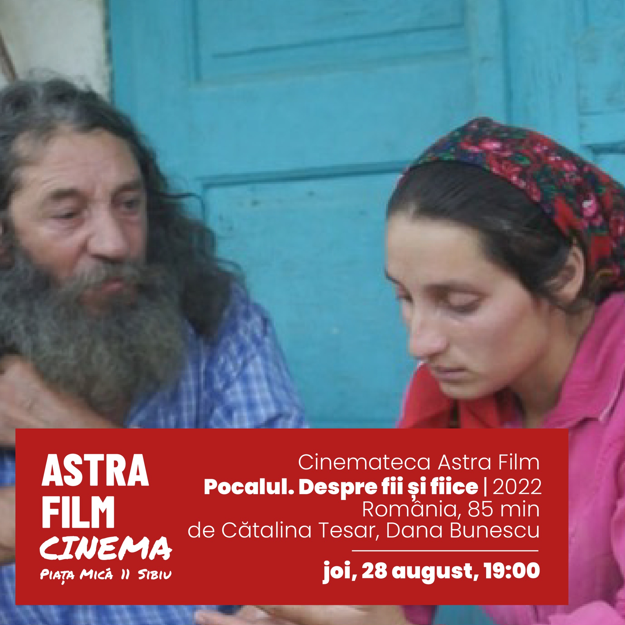 „Pocalul. Despre fii și fiice”, cel mai bun documentar românesc din 2022, la Cinemateca Astra Film