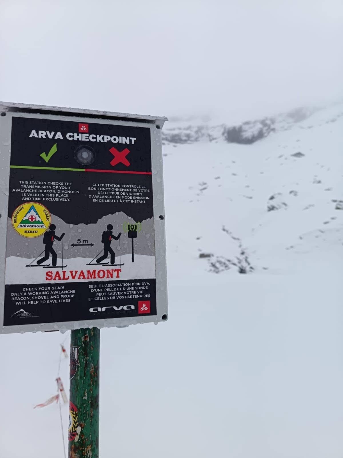 Salvamont Sibiu: sistem nou pentru verificarea echipamentelor anti-avalanșă