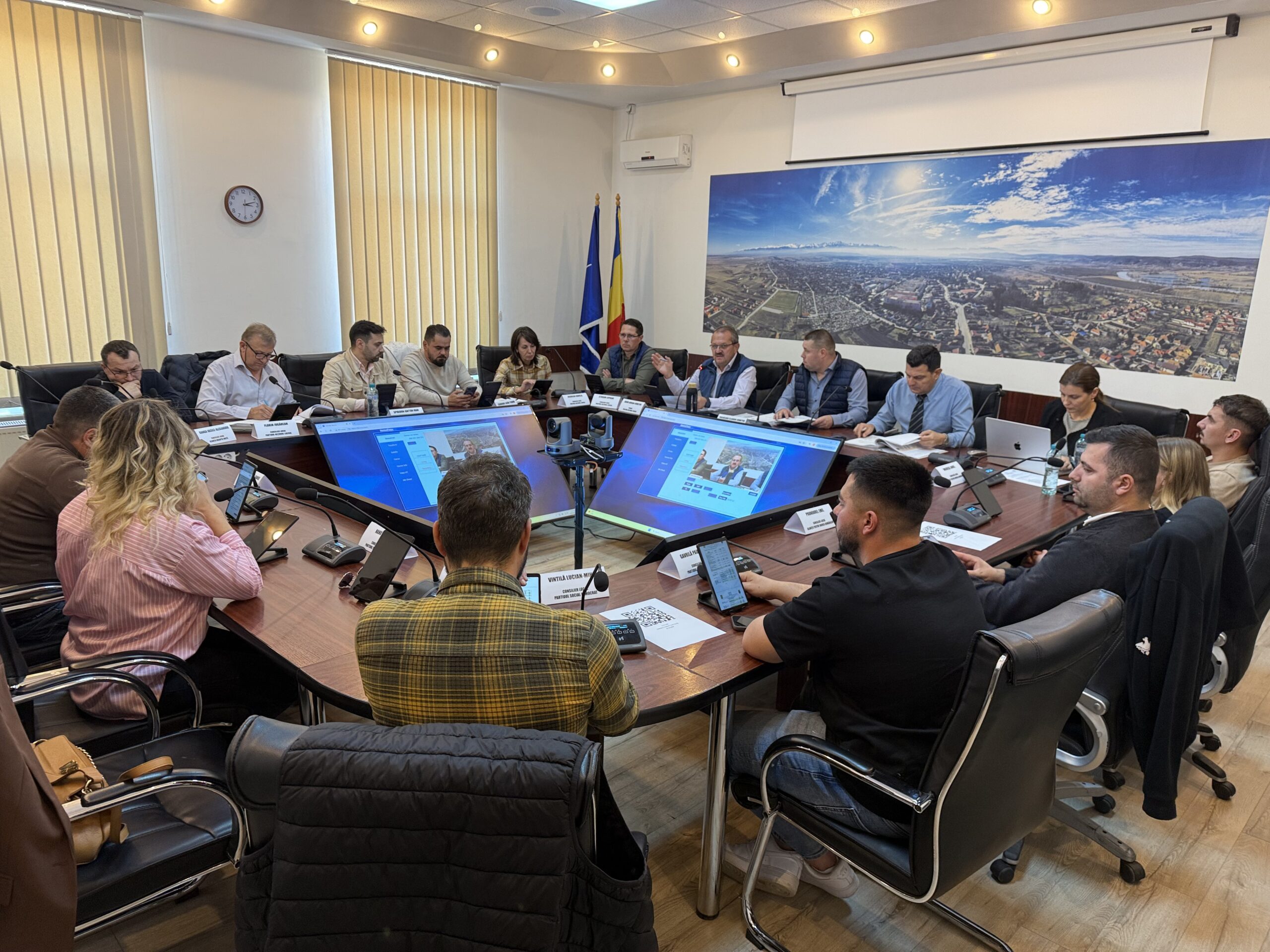Avrig: Cinci proiecte de hotărâre pe ordinea de zi a ședinței Consiliului Local