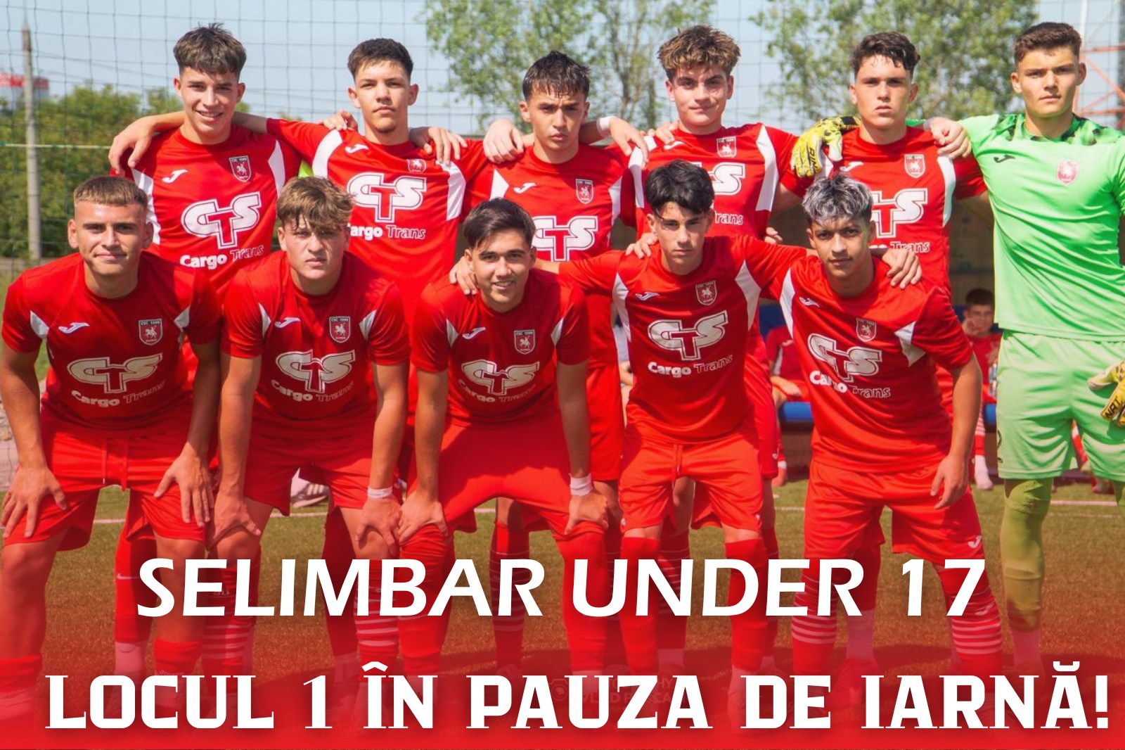 Echipa Șelimbărului U17 încheie anul pe primul loc în serie, în Campionatul Național