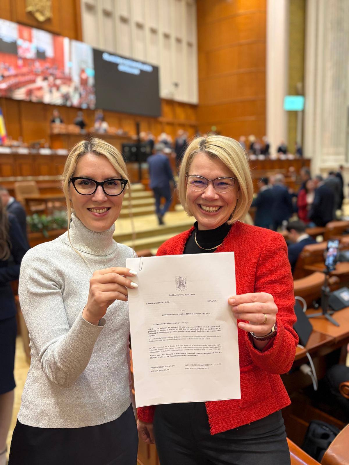 Ruxandra Cibu Deaconu: Proiect de lege pentru eliminarea impozitelor pe contribuțiile pe care le plătesc beneficiarii de serviciile de asistență socială