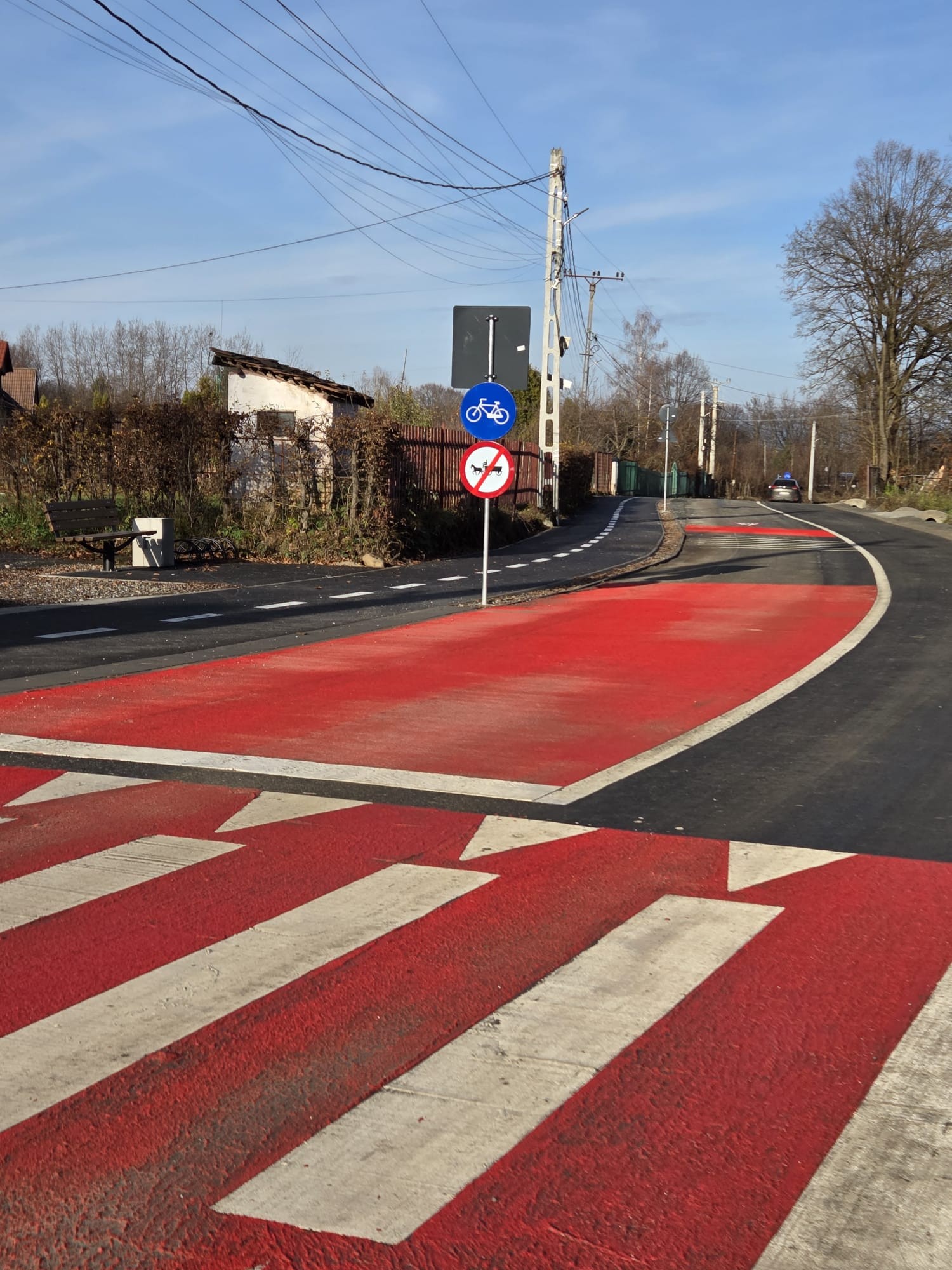 Pista de biciclete de pe Valea Avrigului, finalizată înainte de sărbători