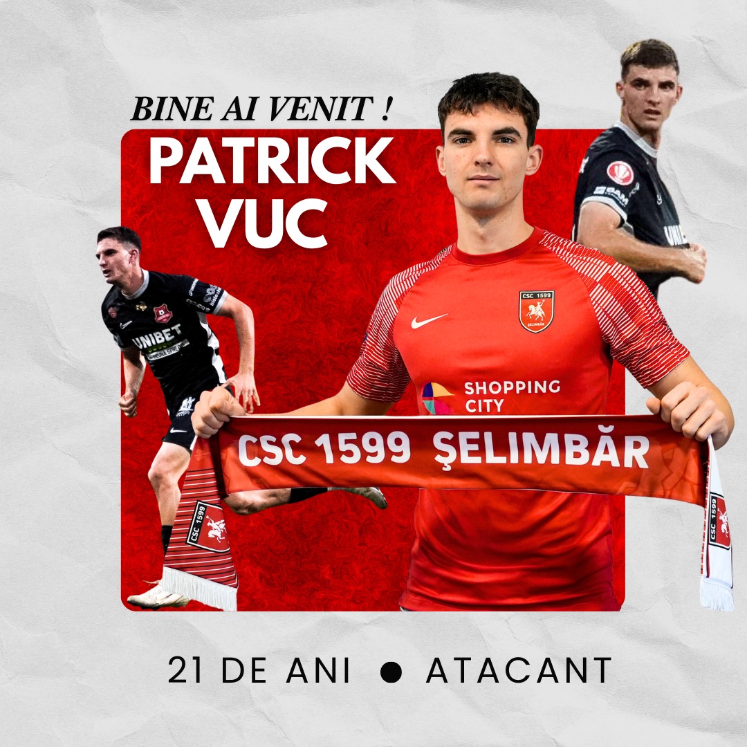 Patrick Vuc întregeşte rândul “călăreţilor roşii”. Atacantul vine din Superligă