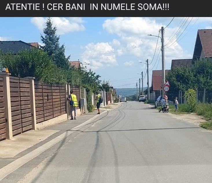 Atentie! Falși angajați cer bani în Cartierul Arhitecților în numele firmei SOMA