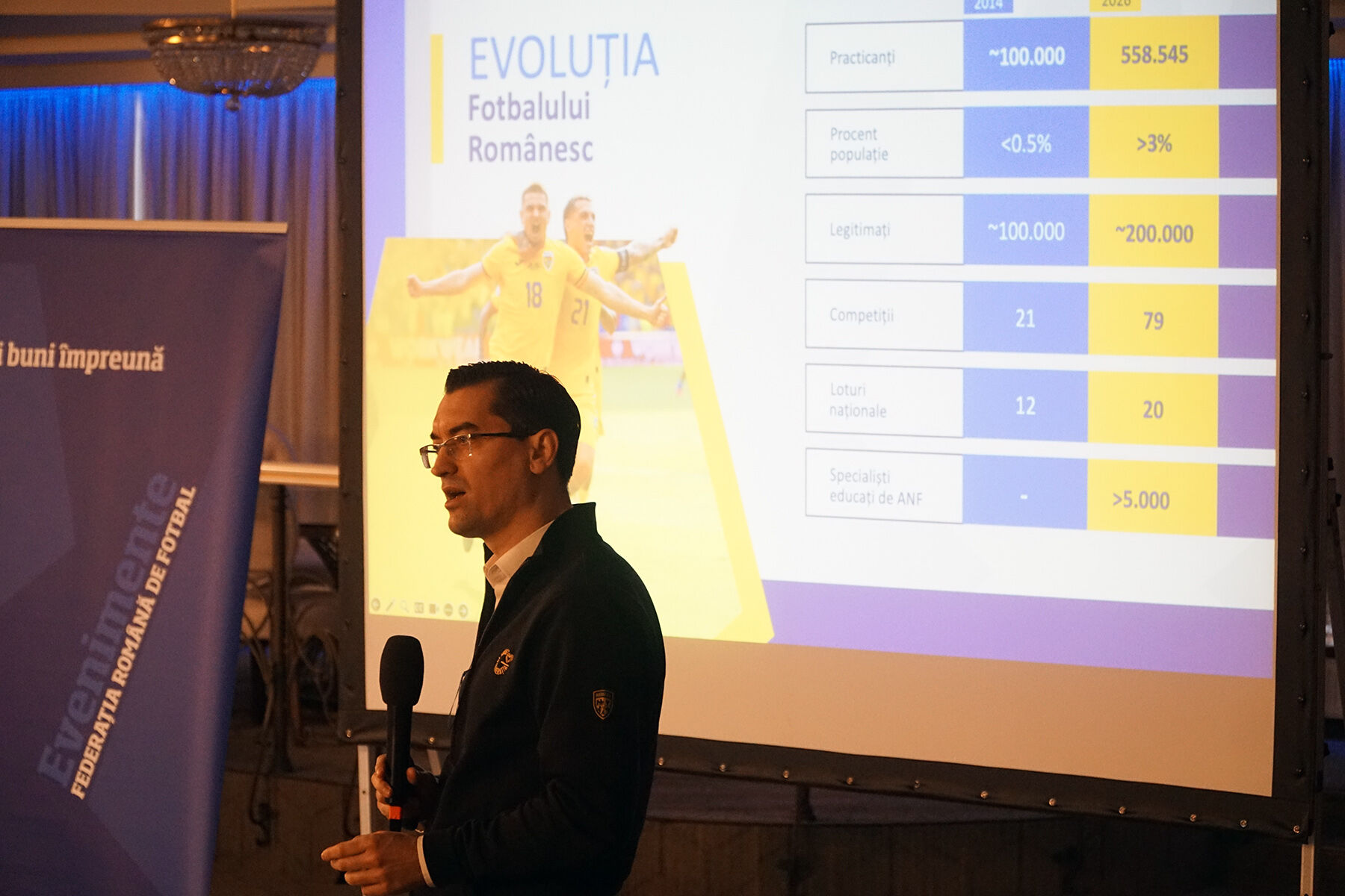 Preşedintele Răzvan Burleanu, prezent la Sibiu cu ocazia întâlnirii managementului FRF şi a preşedinţilor AJF-urilor cu experţii FIFA