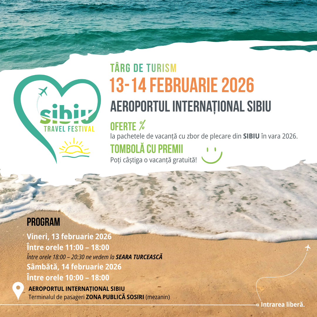 Cum funcționează aeroportul „din interior”: experiență unică oferită la Sibiu Travel Festival