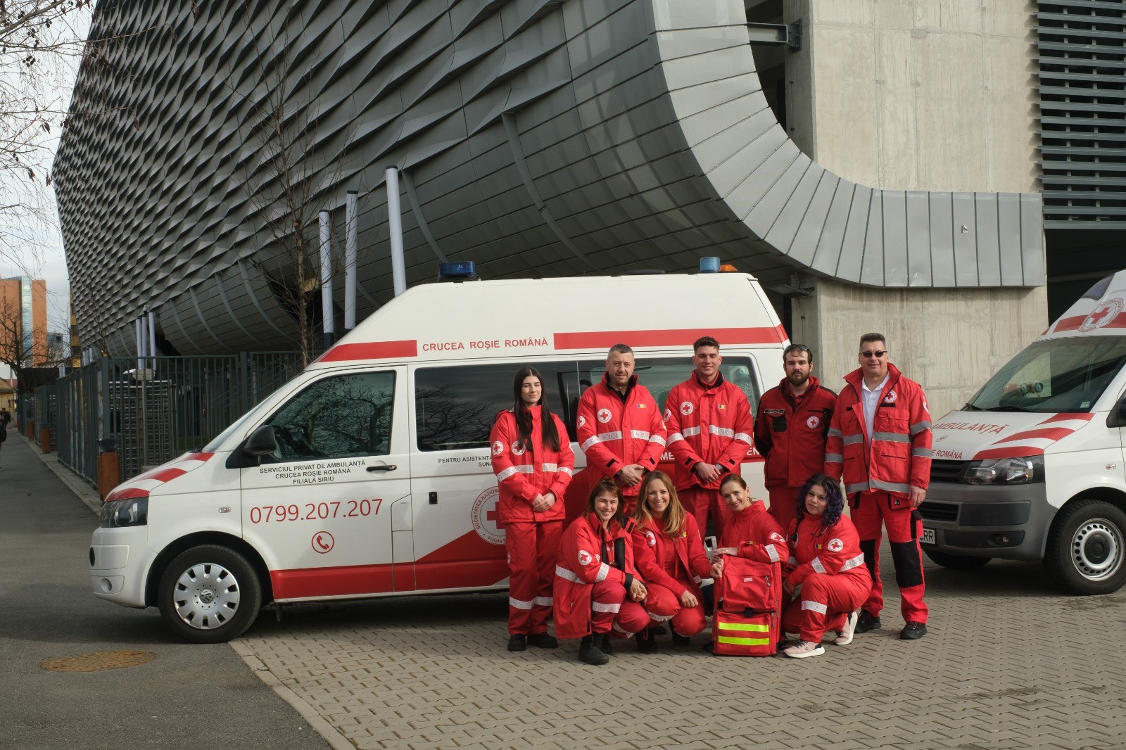 Crucea Roșie Sibiu lansează propriul serviciu de ambulanță pentru comunitate
