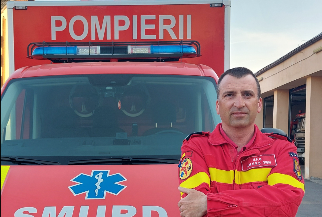 Bogdan Csillag, șeful UPU Sibiu, de 30 de ani în serviciul SMURD