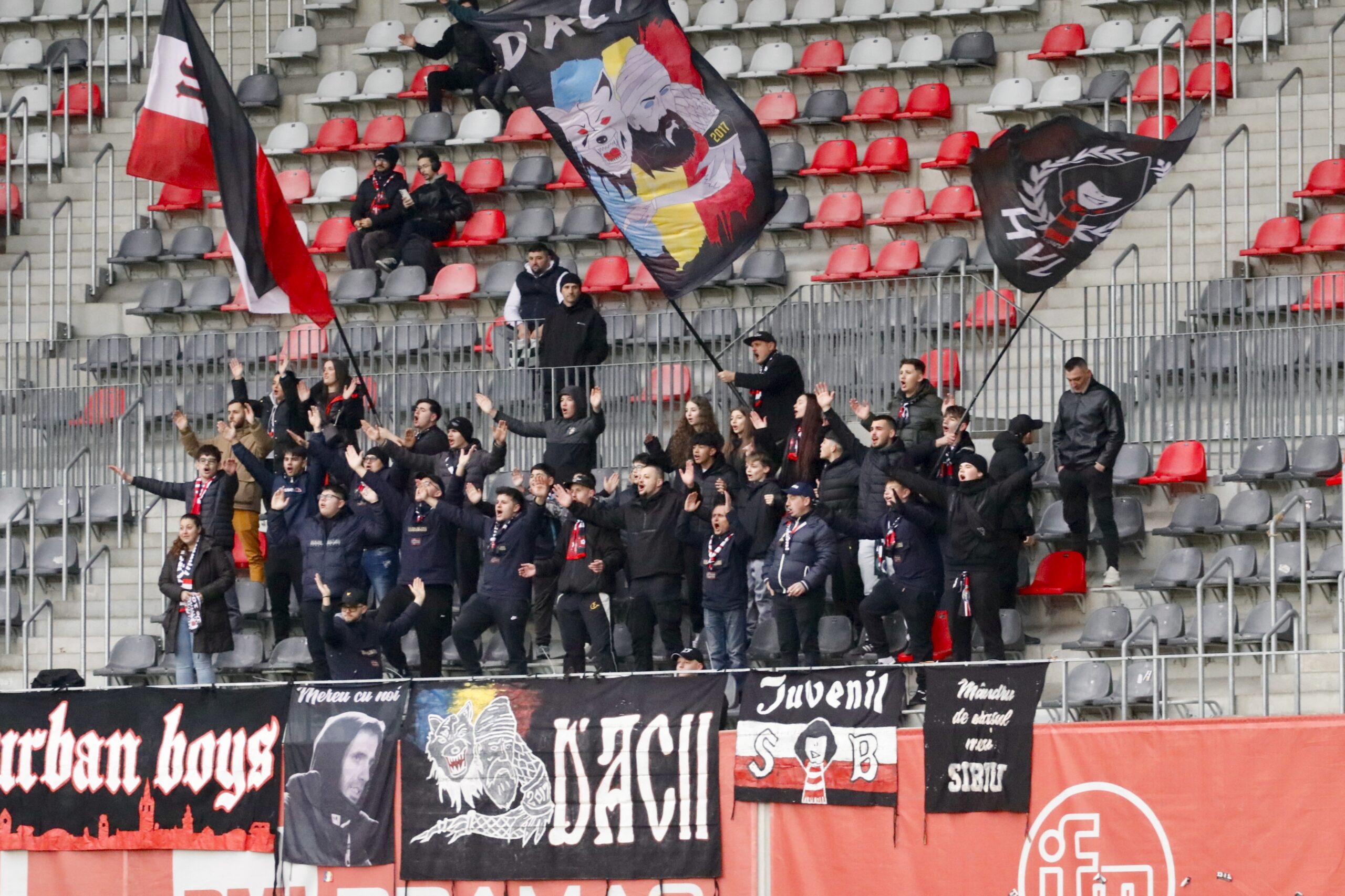 FC Hermannstadt, pe locul 11 în topul spectatorilor, în Superligă. Doar o treime din stadion se umple