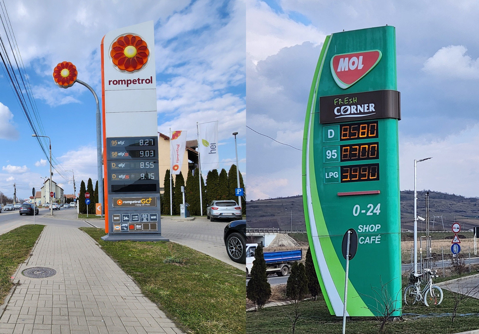 Majorări în pași mărunți. Ce se întâmplă la benzinăriile din Sibiu