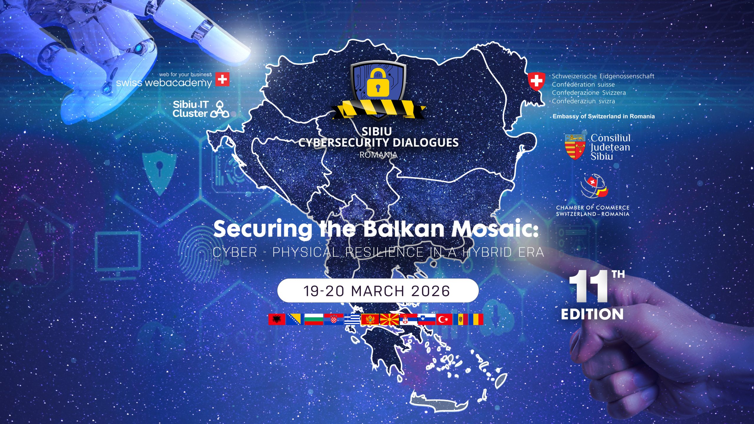 Sibiul găzduiește CyberSecurity Dialogues 2026, forum regional dedicat securității cibernetice