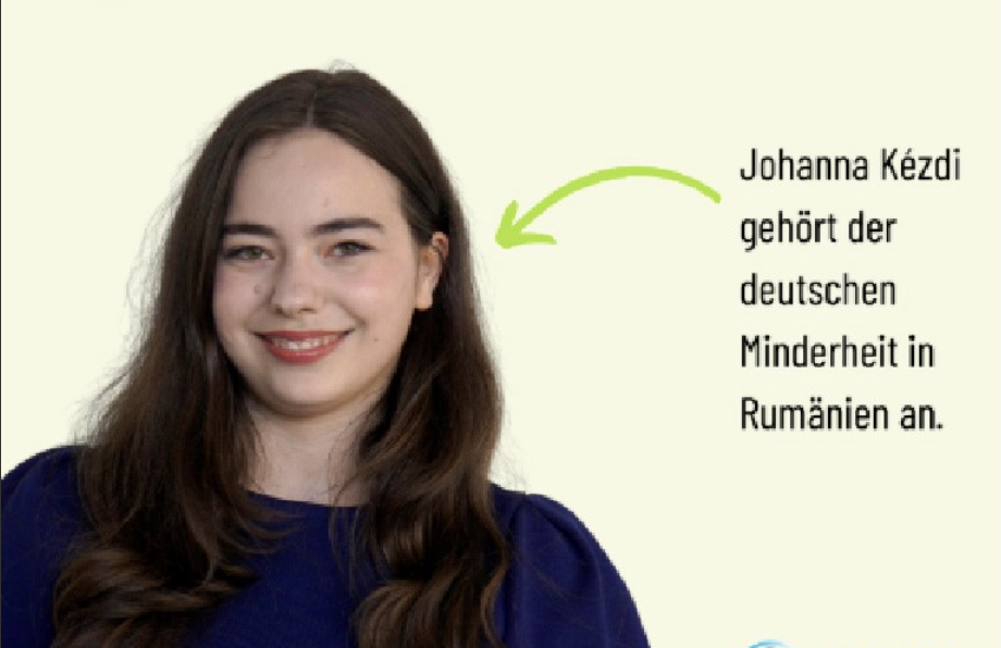 O tânără din Cisnădie ajunge în fruntea minorităților europene: Johanna Kézdi, noul președinte al Youth of European Nationalities