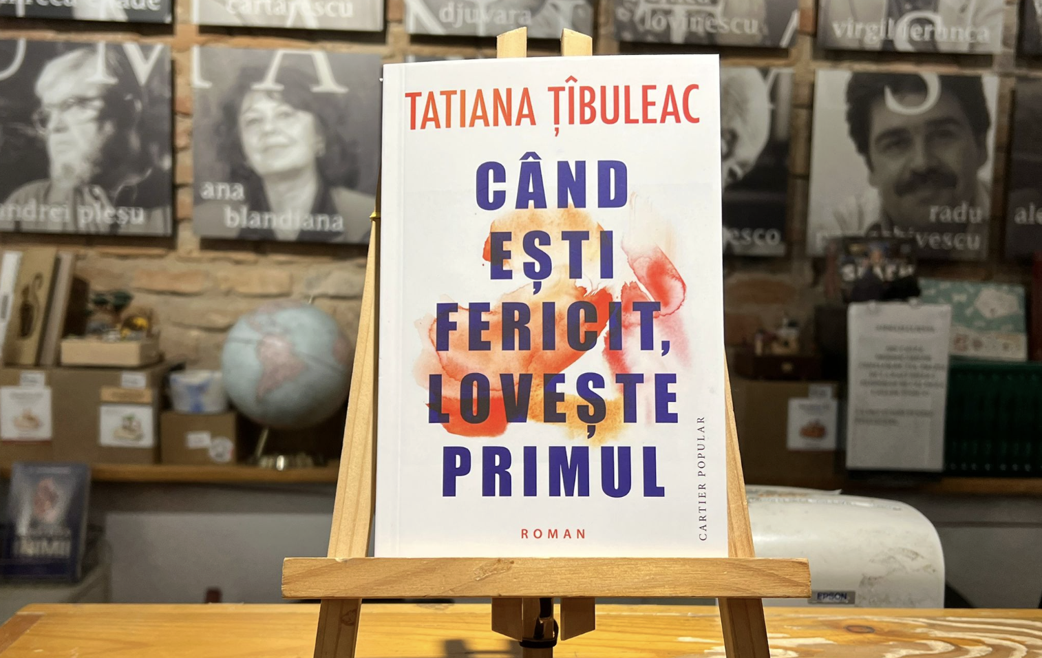 „Când ești fericit, lovește primul”, noul roman al Tatianei Țîbuleac, lansat și la Sibiu