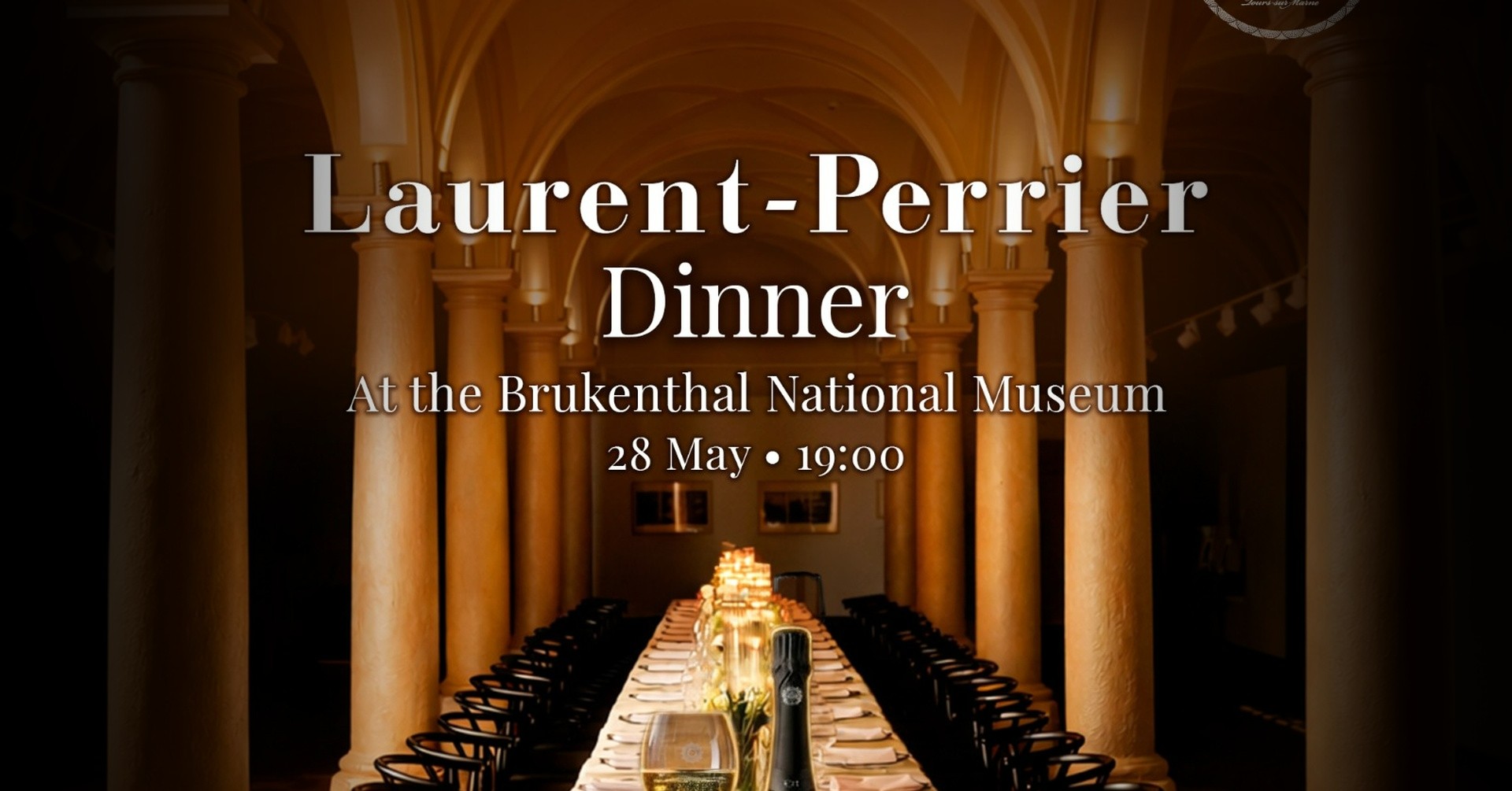 Seară exclusivistă la Muzeul Brukenthal: șampanie Laurent-Perrier și fine dining