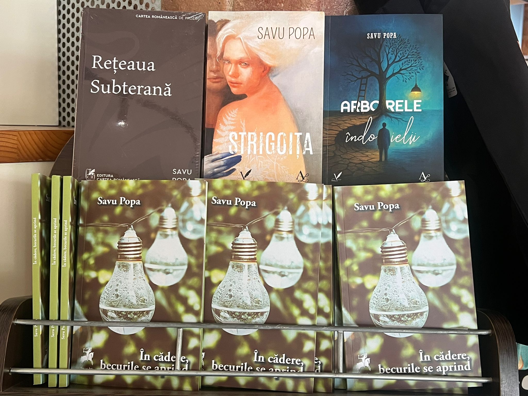 Lansare de carte la Librăria Humanitas Sibiu: Savu Popa aduce în fața publicului volumul „În cădere, becurile se aprind”