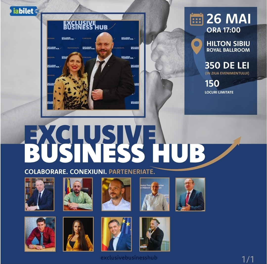 La Sibiu se lansează Exclusive Business Hub – comunitatea care aduce la aceeași masă antreprenorii și administrația locală