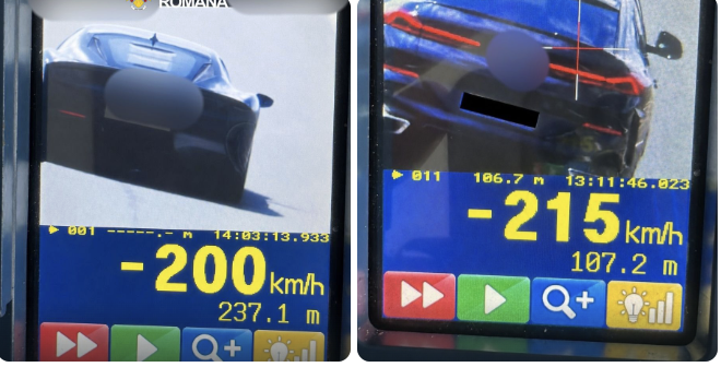 Razie pe Autostrada A1: șoferi scoși din trafic pentru viteză