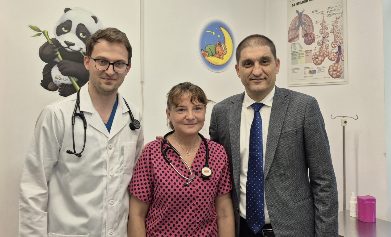 Un nou medic s-a alăturat echipei de la Pneumoftiziologie Sibiu