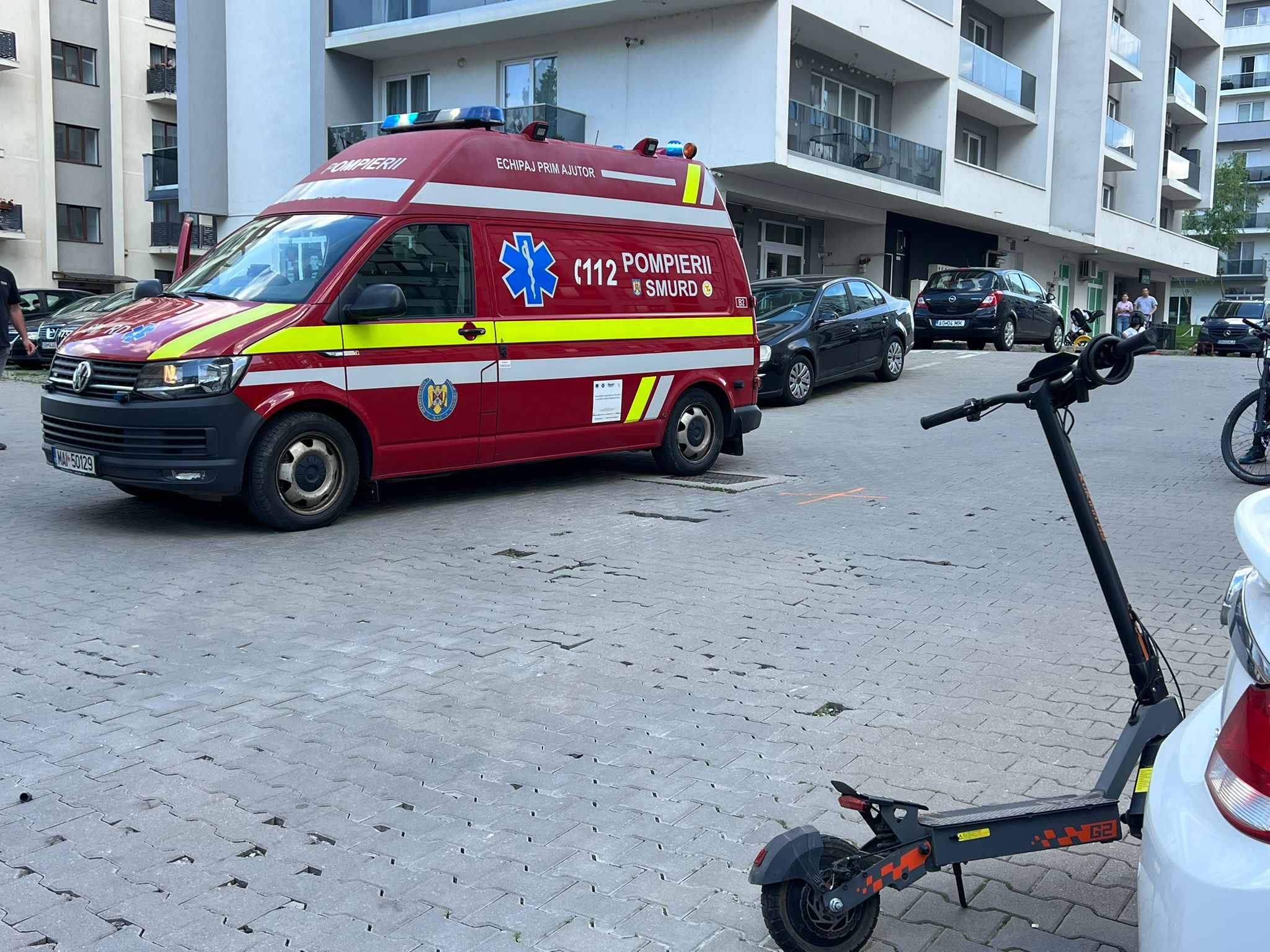 Un trotinetist a accidentat o fetiţă pe str. Doamna Stanca