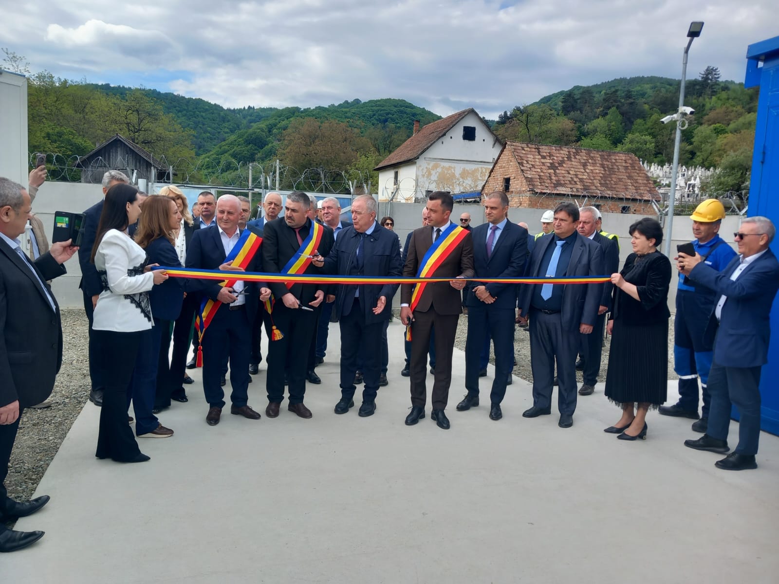 FOTO Zi istorică: gazul metan ajunge în toată Mărginimea Sibiului