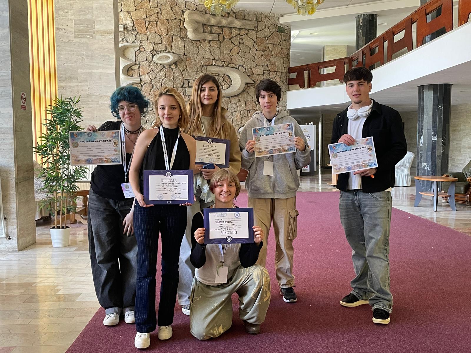 Premii și mențiuni pentru elevii Liceului de Artă Sibiu la Olimpiada Națională de Arte Vizuale
