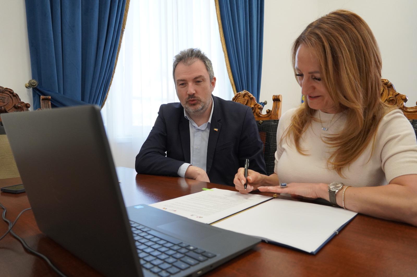 Sibiu își consolidează relațiile internaționale: nou acord de cooperare cu Ille-et-Vilaine, Franța