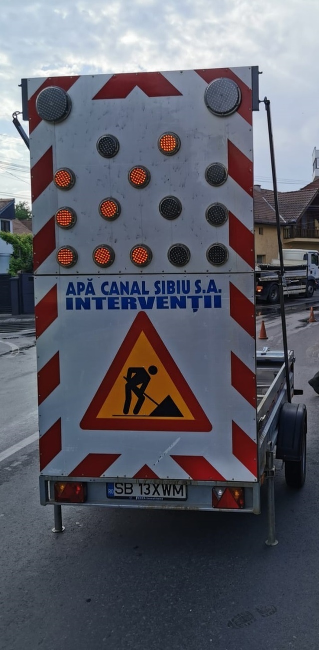 Restricții de trafic în Sibiu pentru lucrări la rețelele de gaz, apă și electricitate
