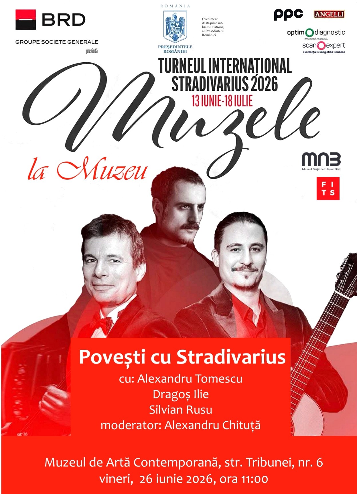 Povești cu Stradivarius la Sibiu: Alexandru Tomescu vorbește despre celebra vioară Stradivarius