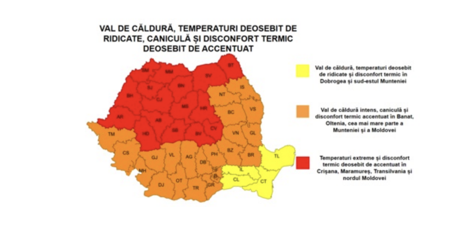 Caniculă extremă la Sibiu: județul intră sub Cod Roșu. Temperaturile pot ajunge la 38 de grade