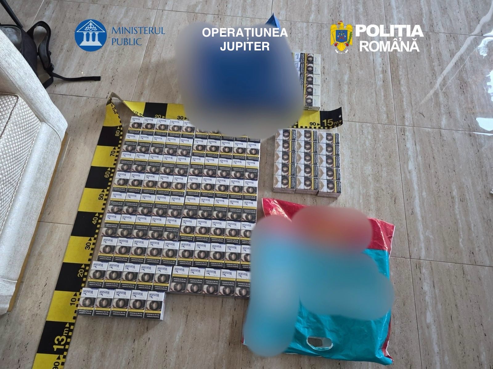 Descinderi în Sibiu și Botoșani: peste 113.000 de țigări de contrabandă, confiscate
