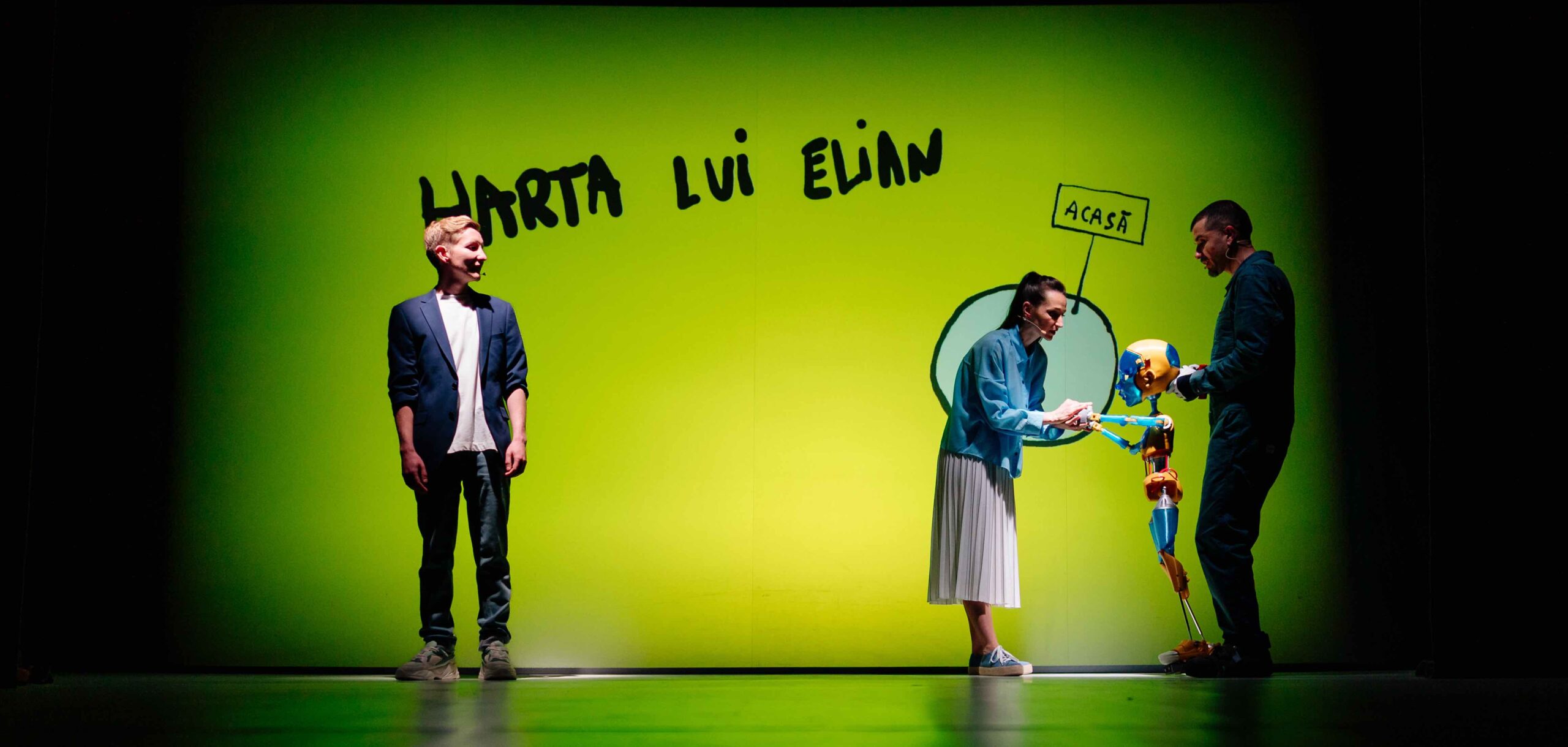 Teatrul Gong duce la București spectacolul „Harta lui Elian”, o poveste despre dislexie și puterea de a fi diferit