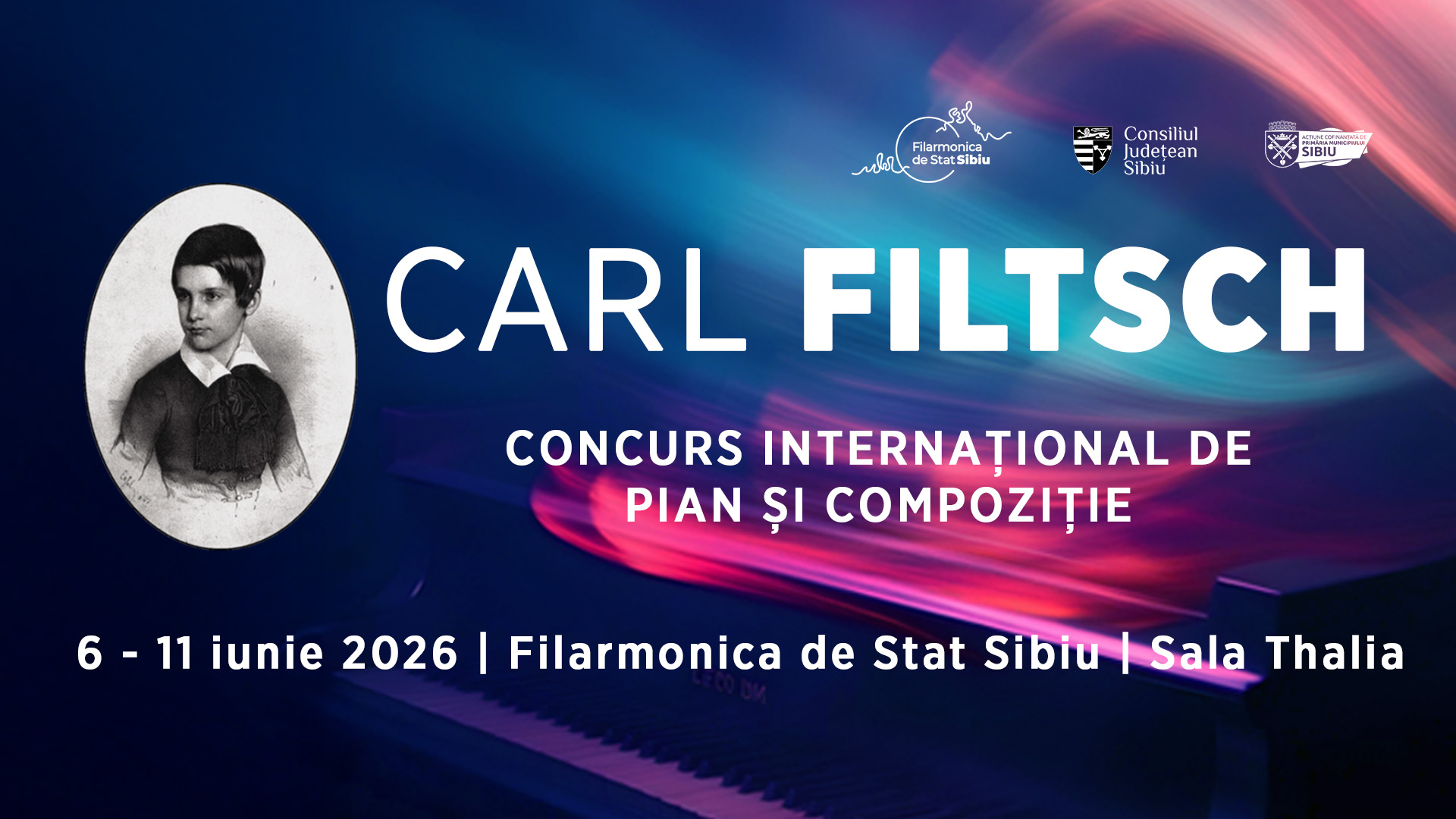 Elita pianului mondial se întâlnește la Sibiu. 45 de tineri muzicieni participă la ediția aniversară „Carl Filtsch”