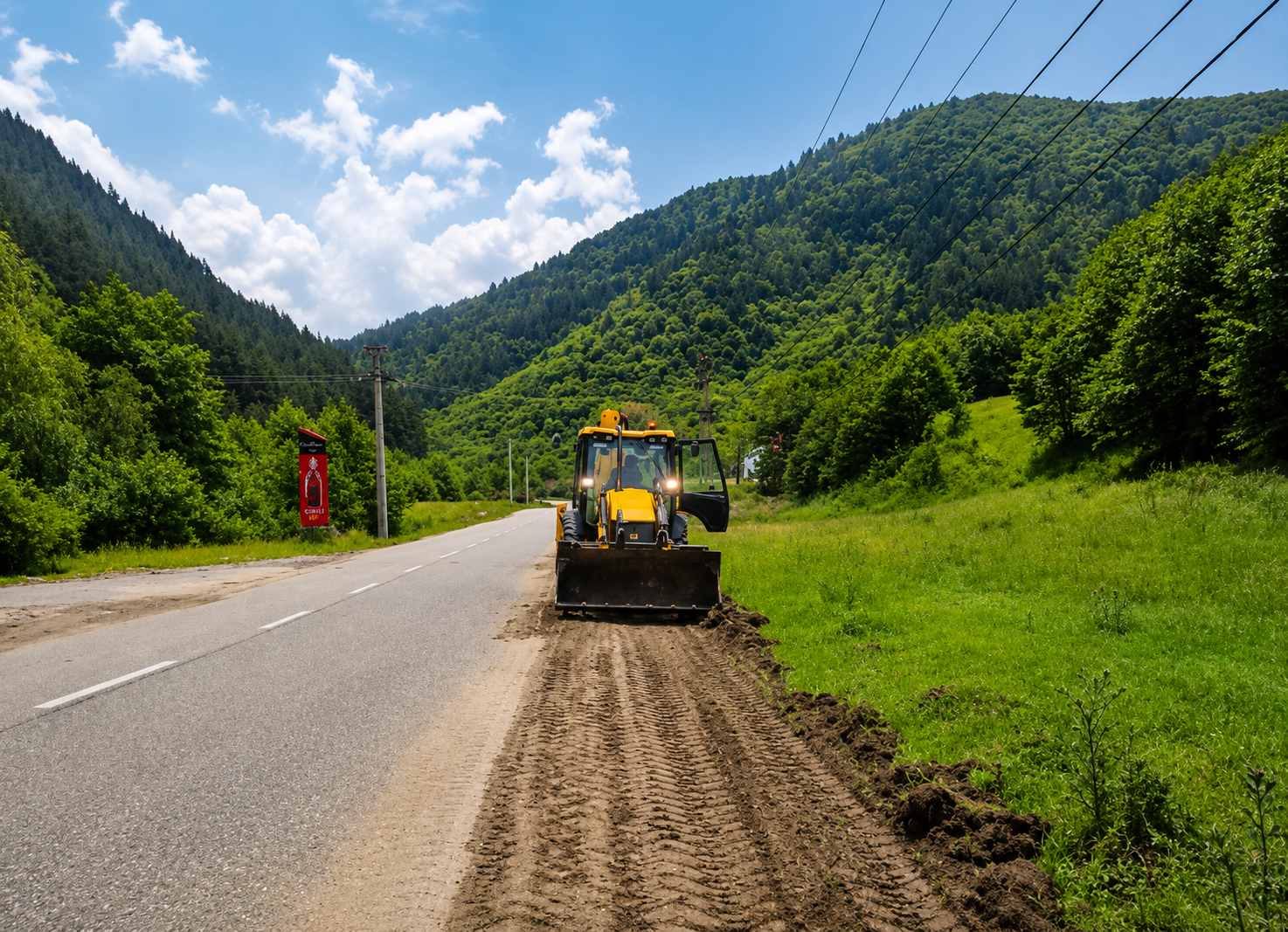 Drumuri și Poduri continuă lucrările pe șoselele județene. Intervenții programate în zonele Roandola, Nou Săsesc și Șeica Mare