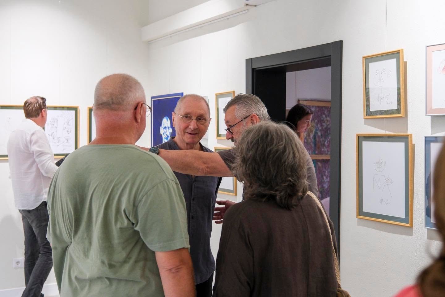 Horațiu Mălăele, prezent la Sibiu pentru vernisajul expoziției sale de la Heartfully by Fundația Polisano