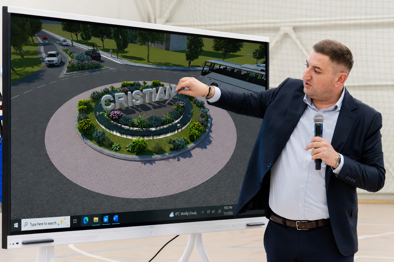 Primăria Cristian obţine avizul CNAIR pentru noul sens giratoriu de pe DN1. Un nou pas strategic pentru dezvoltarea comunei
