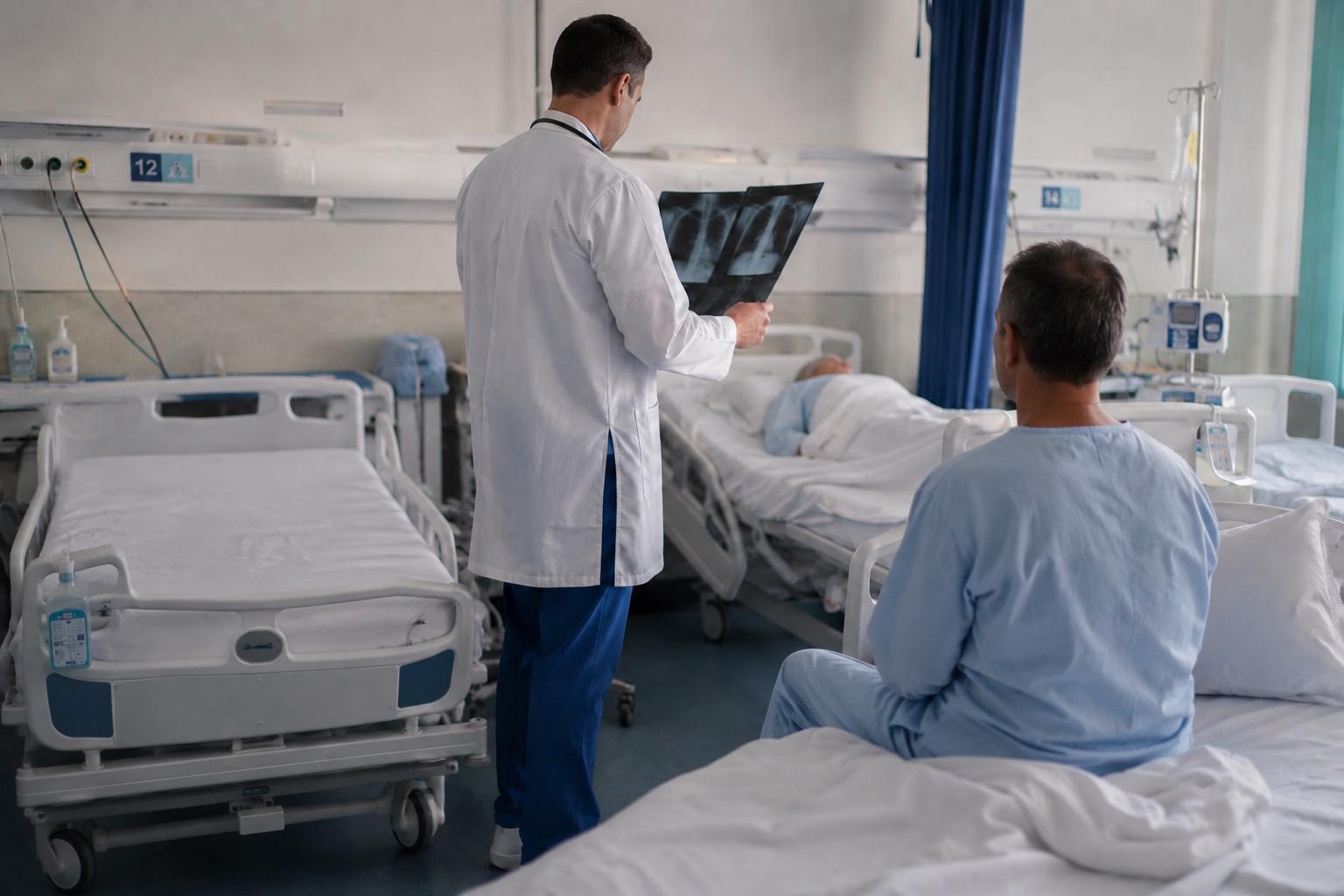 Peste 100 de pacienți internați zilnic la Spitalul Județean. Care sunt cele mai solicitate secții