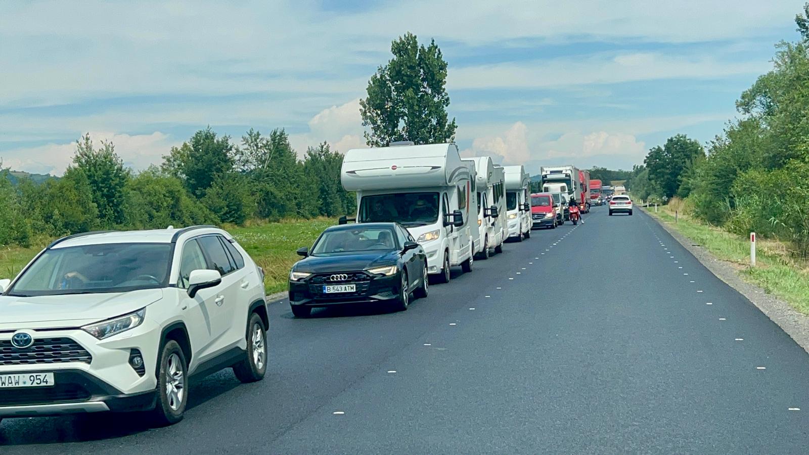Viteză de melc între Avrig și Porumbacu de Jos