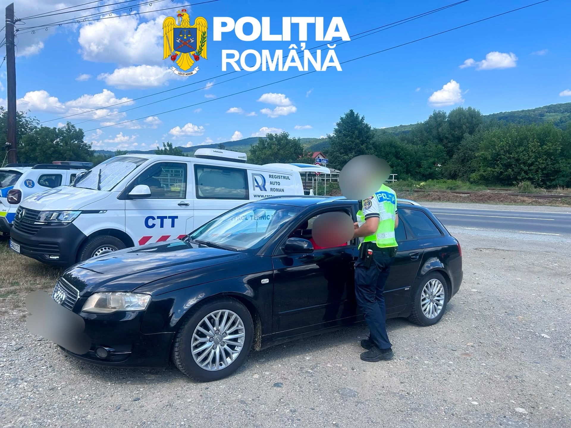 Peste 100 de sancțiuni aplicate în urma unei acțiuni de tip „RELEU” pe DN 7, în județul Sibiu