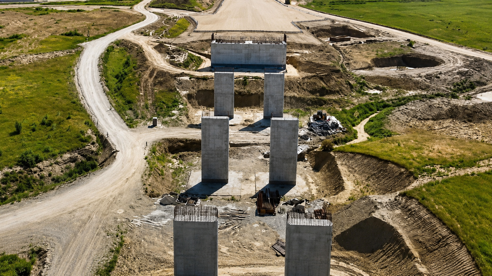 VIDEO | Autostrada Sibiu – Făgăraș prinde contur. Lucrările avansează pe toate cele patru loturi, iar cel mai mare progres este pe tronsonul Arpașu de Jos – Sâmbăta de Sus